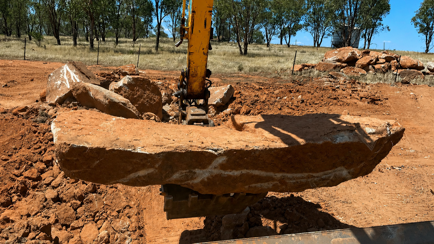 Fontenoy Ag & Earth Rock clearing
